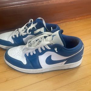 Jordan 1 Low Marina Blue Women’s size 10/Men’s size 8.5